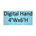 Digital Hand 4'Wx6'H